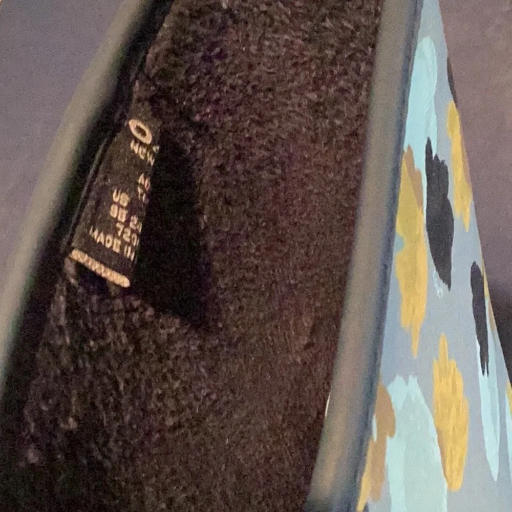COACH Floral Patterned Rain Boots. size 9B